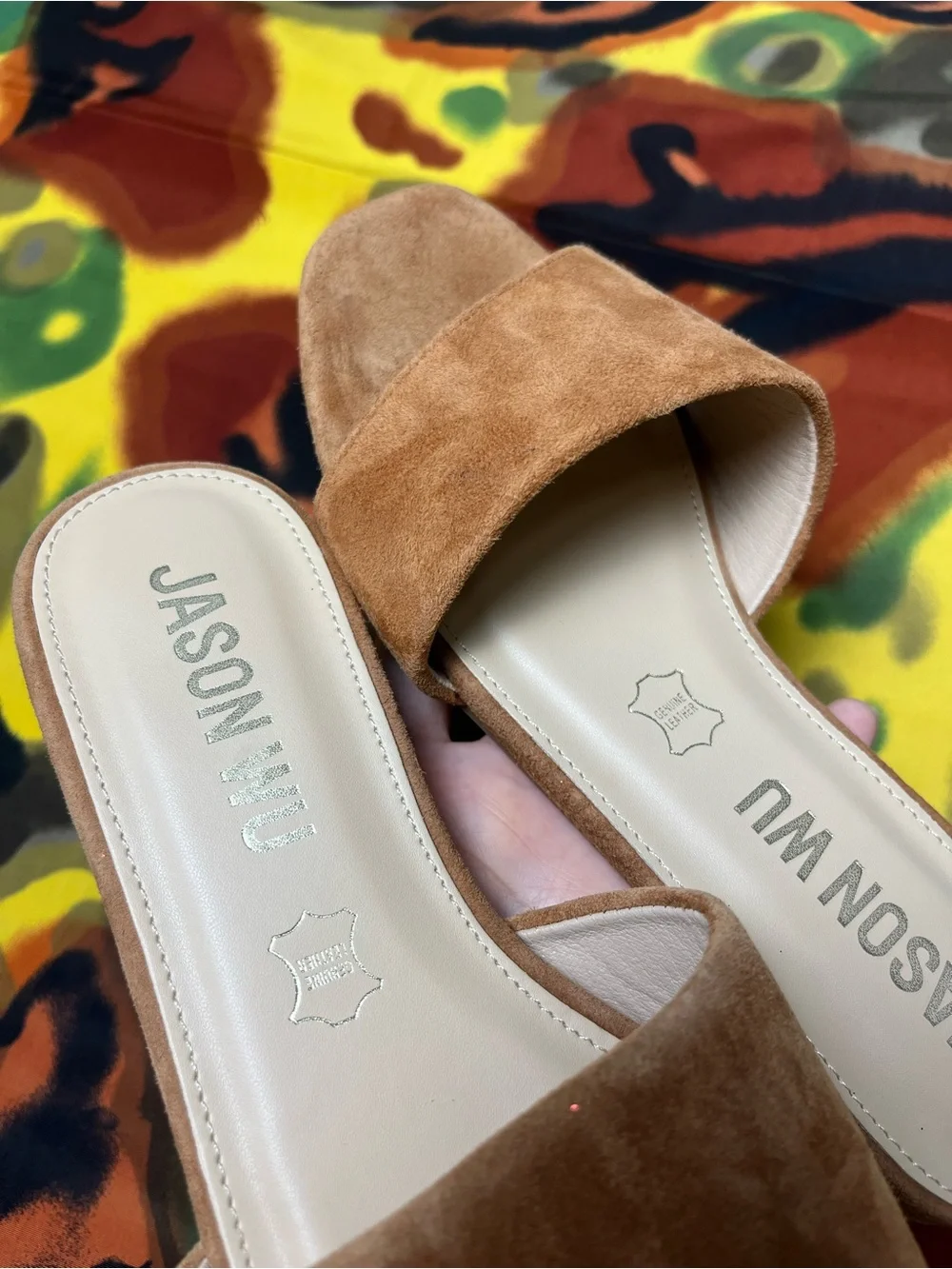 Jason Wu tan genuine leather sandals size 6.5